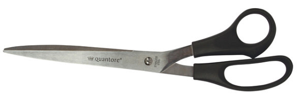 schaar quantore 250mm plastic handvat zwart