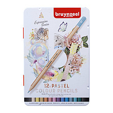 kleurpotloden bruynzeel expression assorti pastel blik 12 stuks
