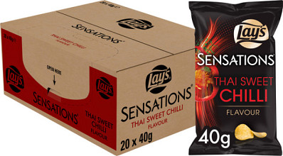 chips lay s sensations thai sweet chilli zak 40gr