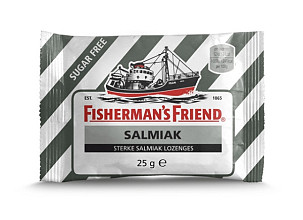 keelpastilles fisherman s friend salmiak suikervrij zak 25 gram