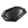 cateringschaal ps 35cm 8 hoek zwart 100 stuks