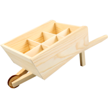 bierverpakking kruiwagen hout 6 flessen 29x29x15cm doos 2