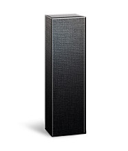 wijnflesdoos 1 fles golfkarton 88x100x380mm zwart per stuk