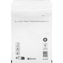 luchtkussenenvelop d 14 265x180mm wit 100 stuks