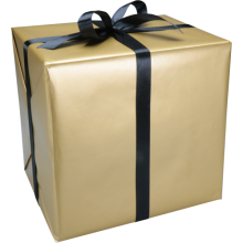 cadeaupapier 50cm 200m 80gr fond goud