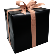 cadeaupapier 50cm 200m 80gr fond zwart