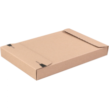 brievenbusdoos 350x250x28mm a4 e golf bruin 25 stuks