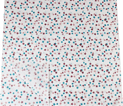 zijdevloei papier 50x75cm 22gr 100 velgekleurde sterren