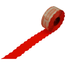 contact prijsrol permanent g2 26x12mm fluor rood 18x1500 stuks