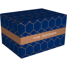 kerstpakketdoos a 310x200x140mm dessin mountain lodge per stuk