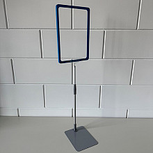 prijskaartraam a4 verstelbaar blauw compleet