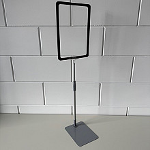 prijskaartraam a4 verstelbaar zwart compleet