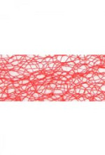 lint luxe crispy 50mm x 10 meter rood