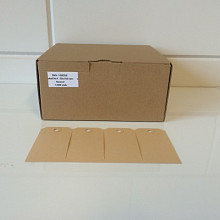kartonnen labels nr. 4 50x100mm 1000 stuks