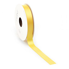 satijnlint premium double face 16mm x 25 meter yellow