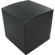 kadobox zwart 12x12x12cm 25 stuks