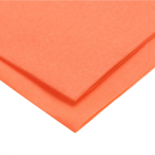 zijdevloei papier 50x75cm 17gr 480 vel oranje
