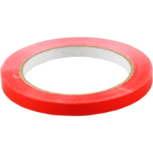tape 9mmx66mtr pvc 16 rollen rood