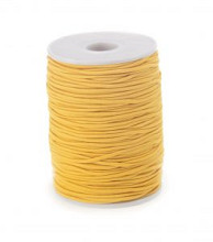 rond elastiek mosterd geel 2mm x 100 meter op rol