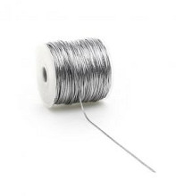 rond elastiek zilver 2mm x 100 meter op rol