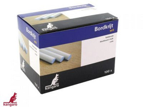 krijtjes schoolbord 100 stuks wit