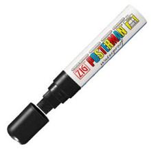 krijtstift posterman pma 120 zwart dik 7   15mm