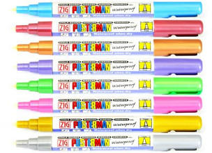 krijtstift posterman pma 20 smalle punt 1mm fluor oranje