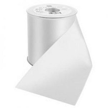 satijnlint 75mm x 25 meter wit