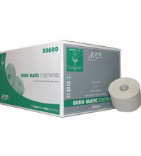 toiletpapier p50600 150 meter met dop 1 laags 36 rol