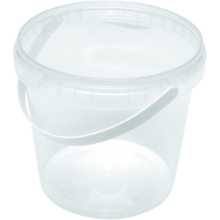 pp cups met sluitzegel deksel met hengsel 1000ml transparant 192 stuks