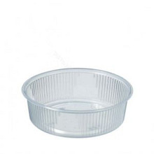 bakje pp rond glashelder 125cc 100 stuks