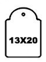 apli hangetiket koord 13x20mm 1000 stuks