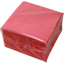 servetten 33x33cm 2 laags 100 stuks roze