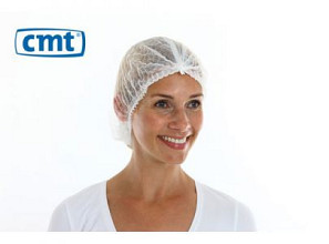 haarnetje wokkel non woven wit 100 stuks