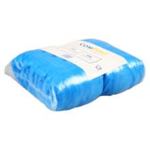 schoen overtrekken 15x36cm 35my 100 stuks blauw