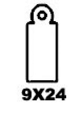 apli hangetiket koord 9x24mm 1000 stuks