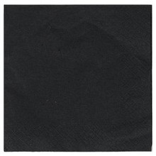 servetten 33x33cm 2 laags 100 stuks zwart