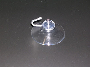 zuignap diameter 40mm met haakje 10 stuks