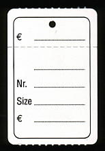 hangetiket op rol 40x60mm bedrukt 1000 stuks