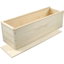 wijnkist magnum voor 1 fles 360x115x105mm met schuifdeksel