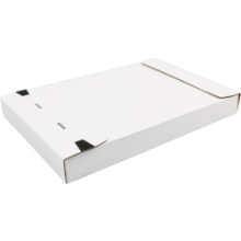 brievenbusdoos 260x170x28mm e golf wit 25 stuks