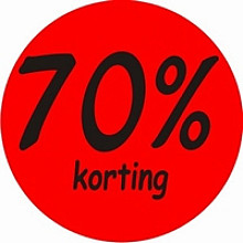 etiketten korting