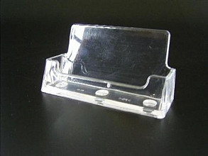 visitekaartjes standaard acryl horizontaal