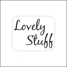 etiket sticker wit met zwart lovely stuff 500 stuks