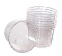 bakje saus rond 80cc transparant 50 stuks