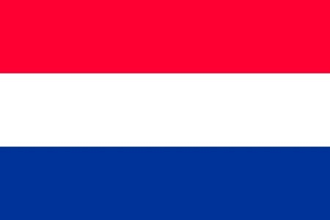 vlag rood wit blauw nederland stof 100x150cm