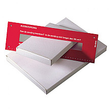 brievenbusdoos 160x28x255mm 50 stuks wit