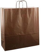 papieren koordtas 45x17x47cm 50st choco bruin