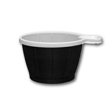 koffie kopje grip bruin 180cc 50st