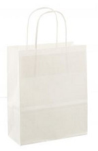 papieren koordtas 18x08x22cm 50st wit